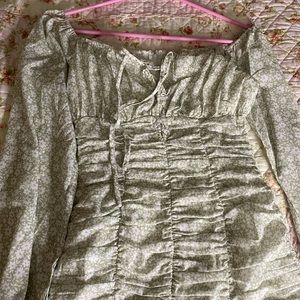 Green mini fashion nova dress